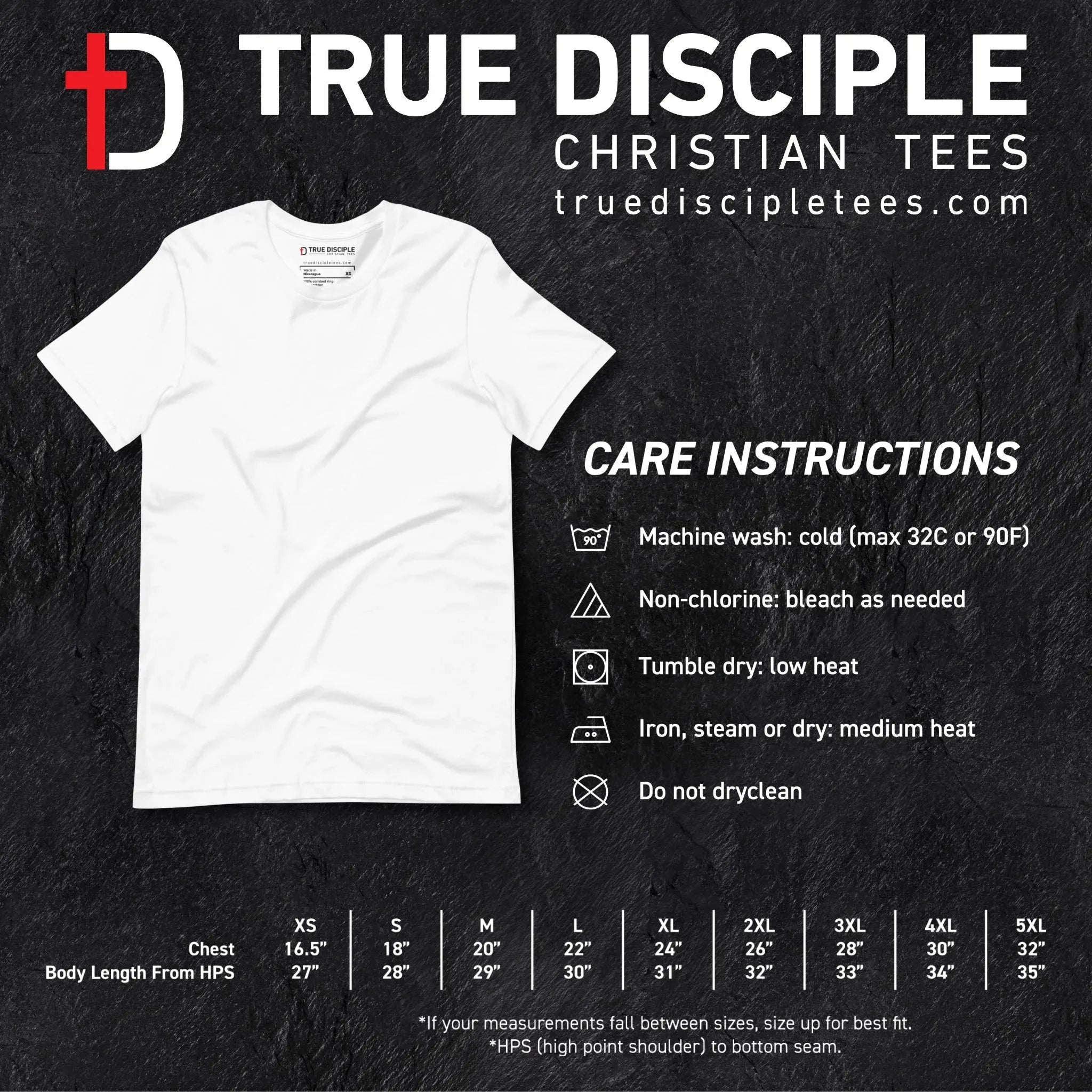 TShirt-Care-Instructions-True Disciple Tees