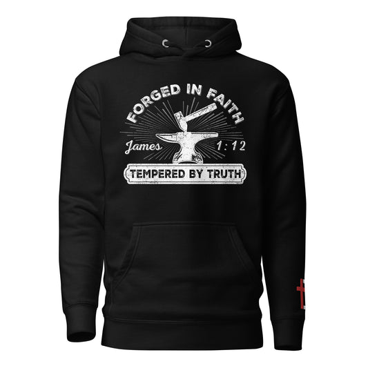 forged-in-faith-unisex-premium-hoodie-black-front