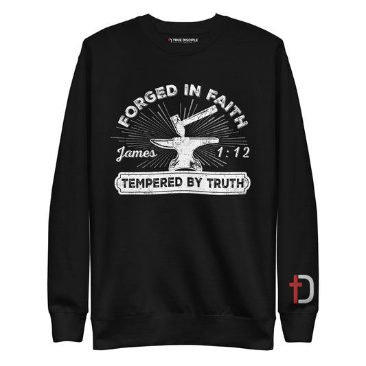 forged-in-faith-unisex-premium-sweatshirt-black-front