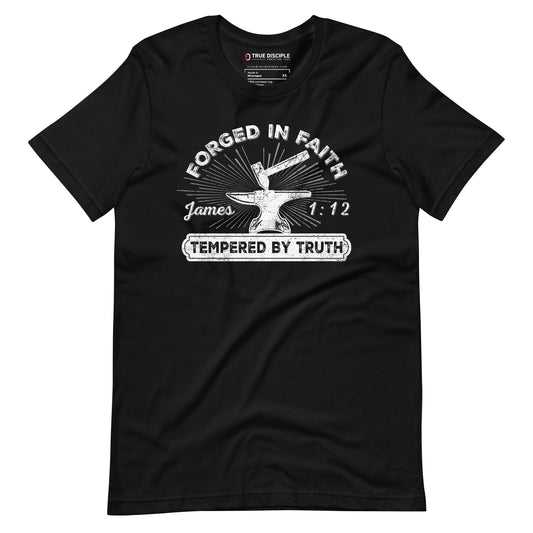 forged-in-faith-unisex-staple-t-shirt-black-front