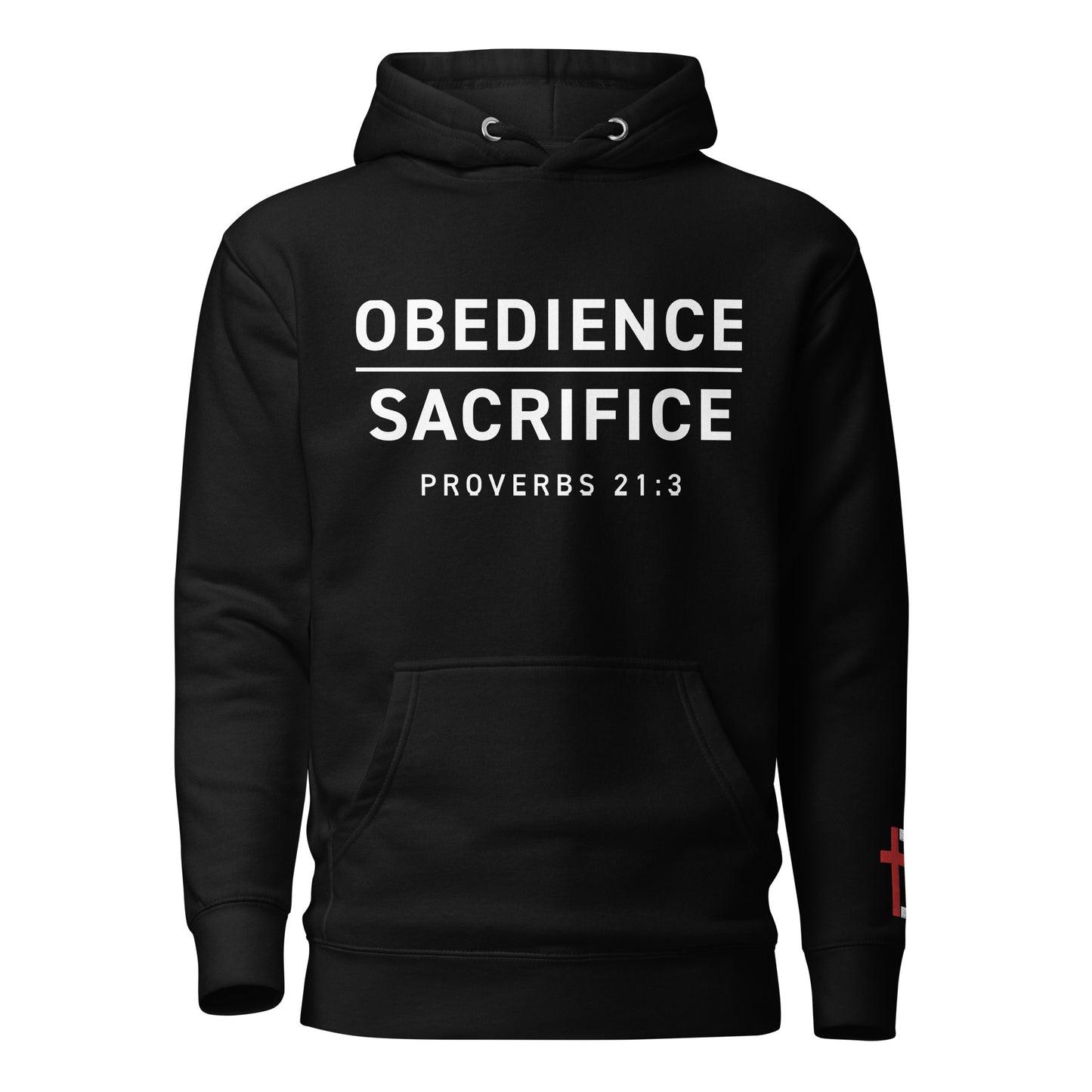 obedience-unisex-premium-hoodie-black-front