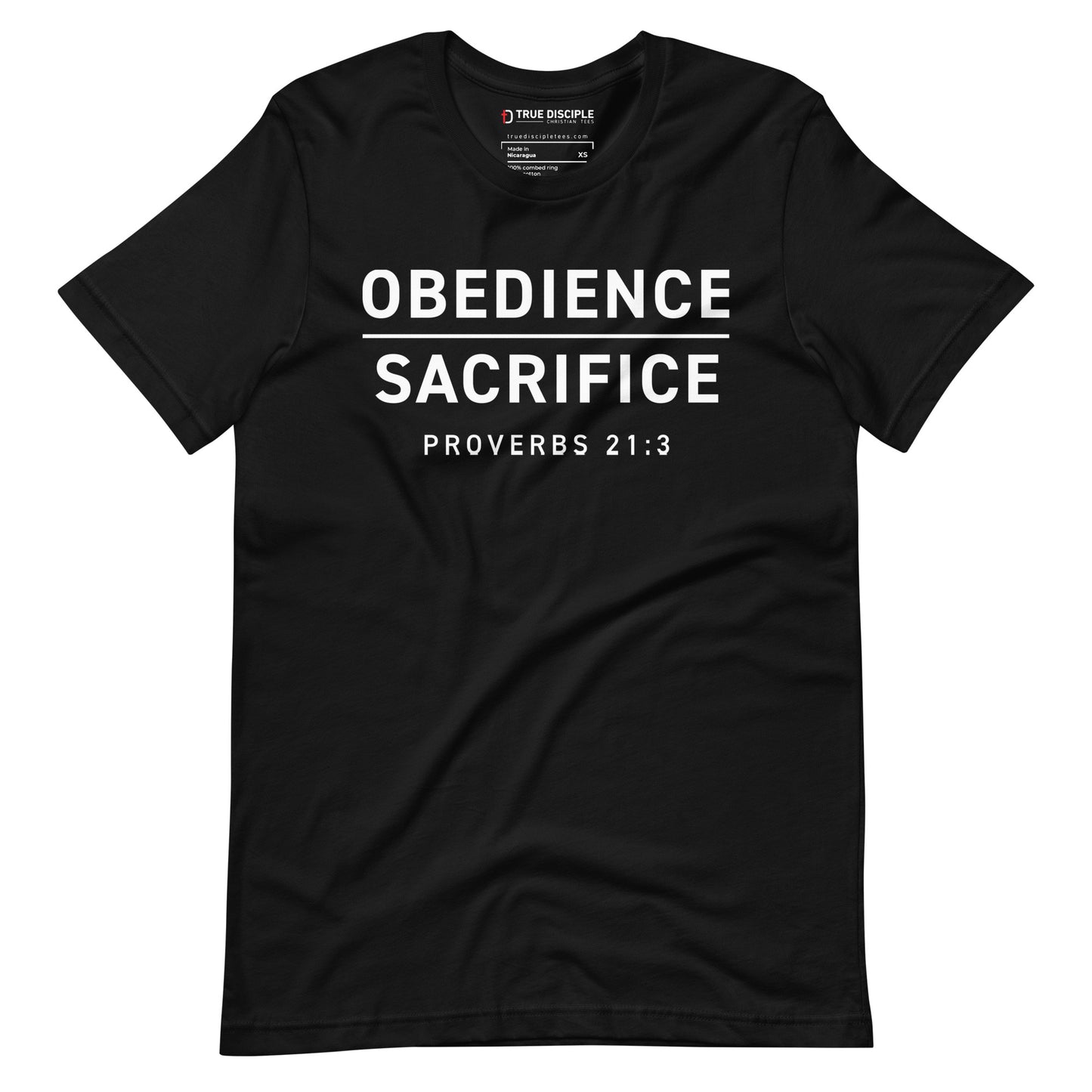 obedience-unisex-t-shirt-black-front